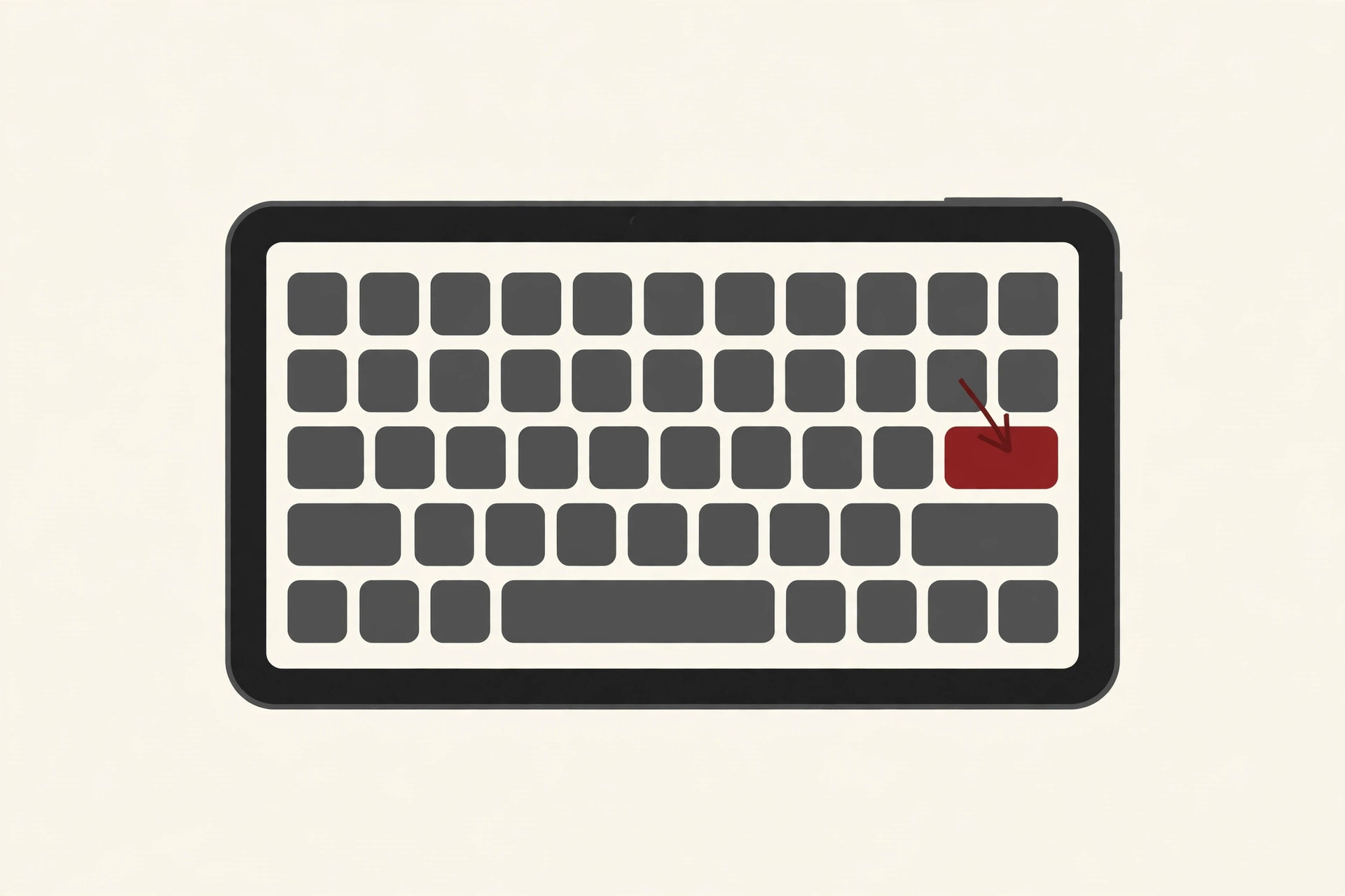 on screen keyboard ins key