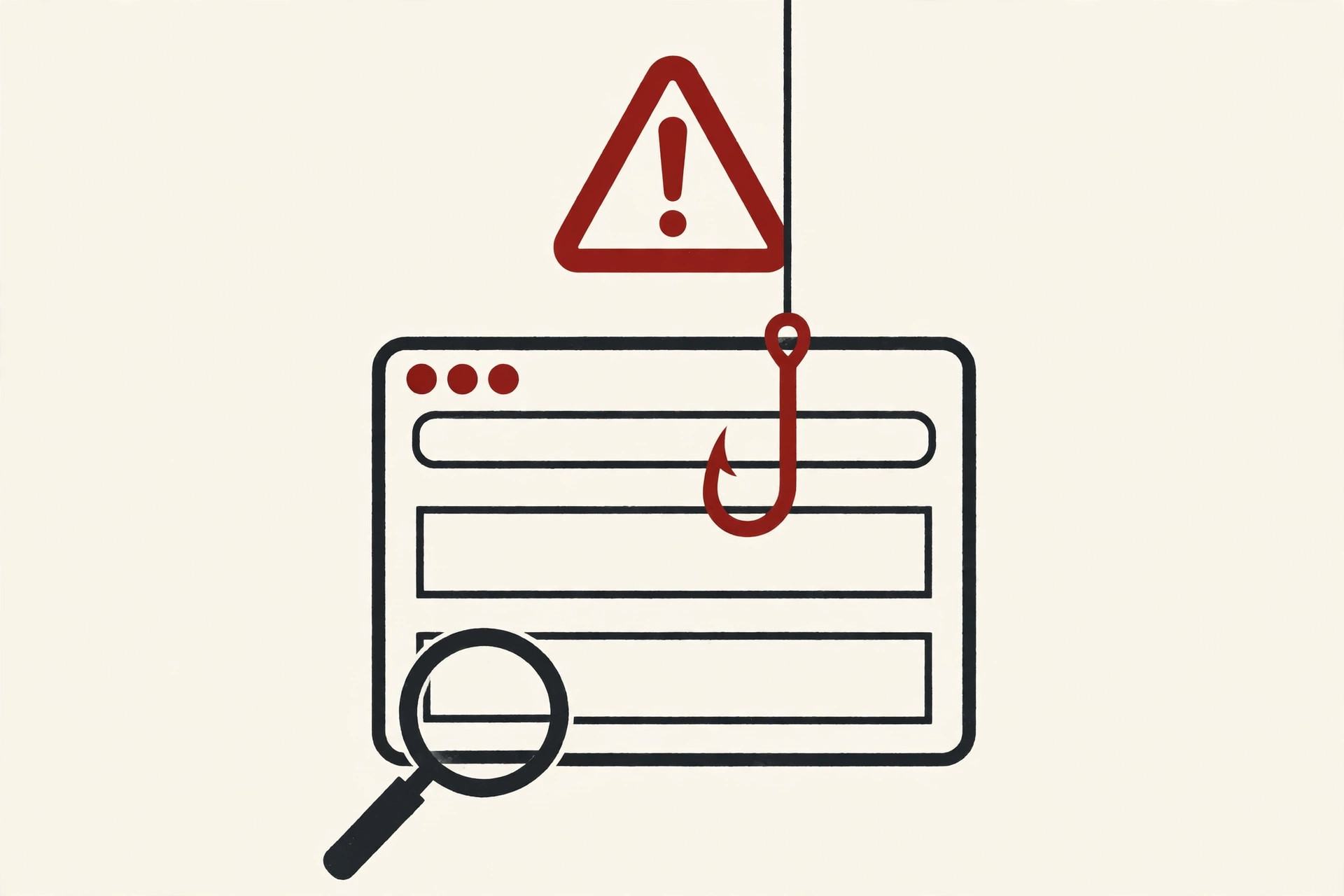 fake login page warning signs