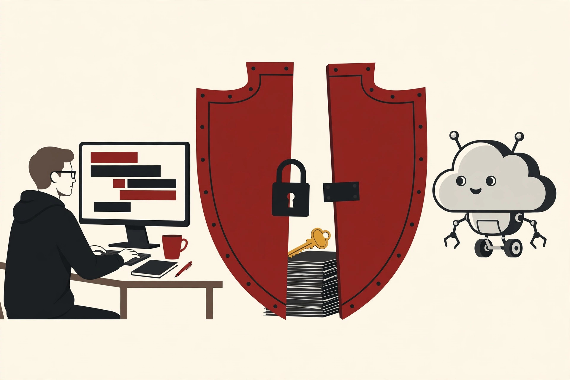prevent llm from accessing confidential data in development